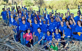 photo of Intel employees at Wild Zone 